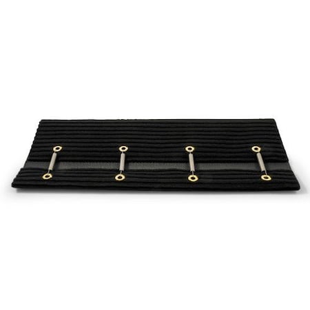 Camco STEP RUG, PREMIUM, POLY. W/UV&TPE, DOUBLE RIB, 18INX23IN, BLACK 42953